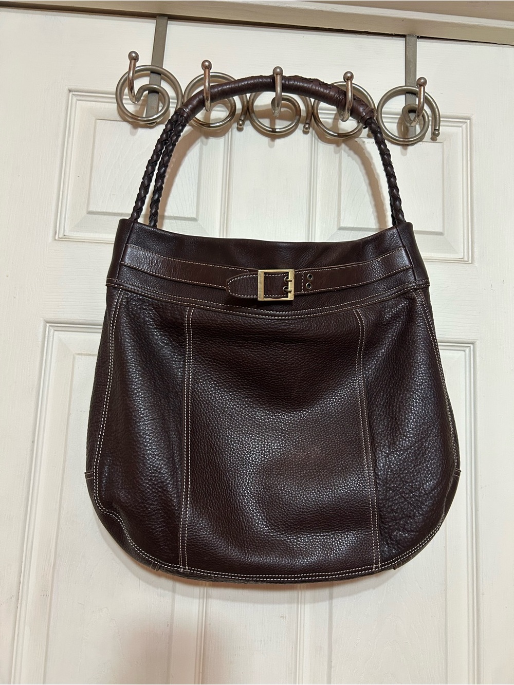 archival vintage shoulder purse Carla Mancini,discontinued braided handle